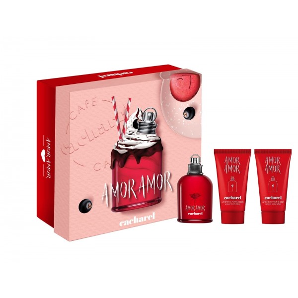 Cacharel Amor Amor 50ml Edt + 2x Bodylotion 50ml Geschenkset Cacharel Amor Amor 50ml Edt + 2x Bodylotion 50ml Geschenkset