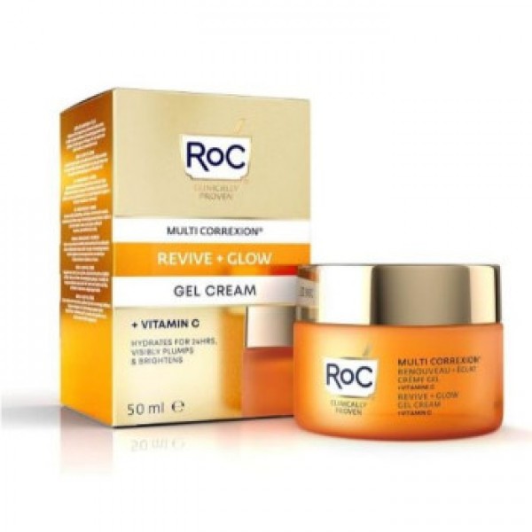 ROC Multi Correxion Revive + Glow Gel Cream Cosmetica 50 ml ROC Multi Correxion Revive + Glow Gel Cream Cosmetica 50 ml
