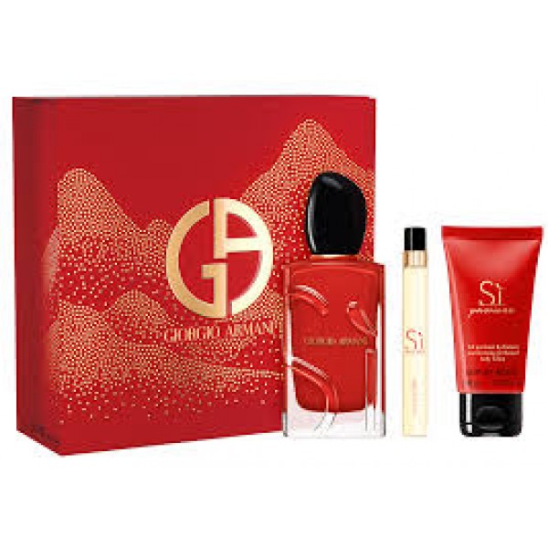 Armani Si Passione 100ml Edp + 10ml Edp Spray + Bodylotion Geschenkset