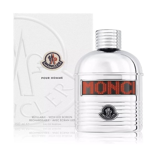 Moncler Pour Homme Refillable With Led-Screen Eau de Parfum 150 ml Moncler Pour Homme Refillable With Led-Screen Eau de Parfum 150 ml