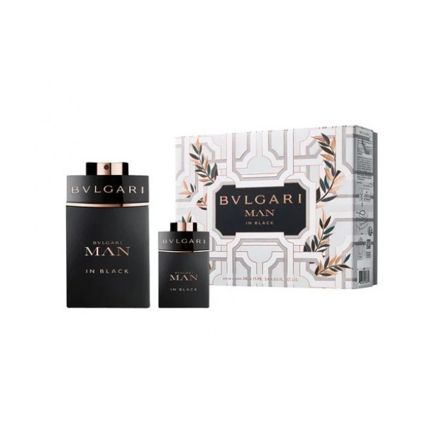 Bvlgari Man in Black 100ml Edp + 15ml Edp Spray Geschenkset