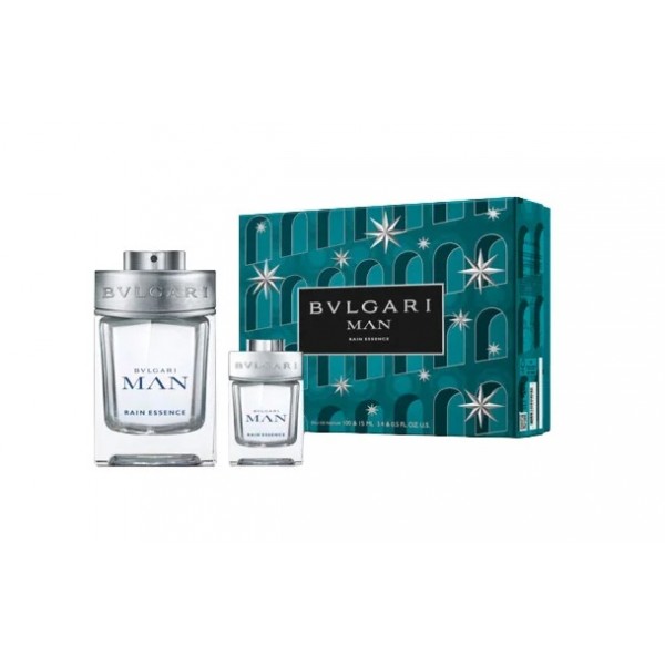 Bvlgari Man Rain Essence 100ml Edp + 15ml Edp Spray Geschenkset