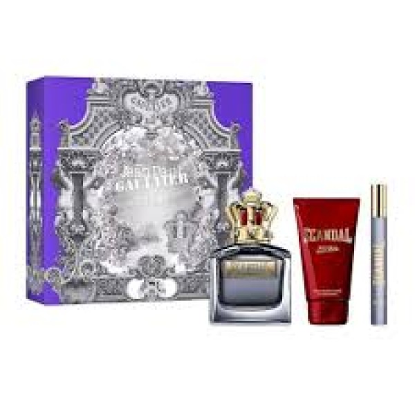 Jean Paul Gaultier Scandal Pour Homme 100ml Edt + 10ml Edt Spray + Showergel Geschenkset Jean Paul Gaultier Scandal Pour Homme 100ml Edt + 10ml Edt Spray + Showergel Geschenkset
