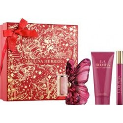 Carolina Herrera La Bomba 80ml Edp + Bodylotion + 10ml Edp Spray Geschenkset