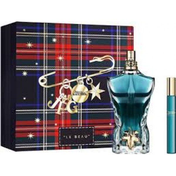 Jean Paul Gaultier Le Beau 125ml Edt + 10ml Edt Spray Geschenkset Jean Paul Gaultier Le Beau 125ml Edt + 10ml Edt Spray Geschenkset