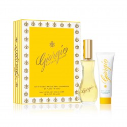 Giorgio  Beverly Hills Yellow 90ml Edt + Bodylotion Geschenkset