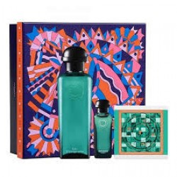 Hermes Eau D'Orange Verte 100ml Edc + 15ml Edc Spray + Showergel Geschenkset