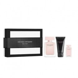 Narciso Rodriguez For Her 100ml Edp + Bodylotion + 10ml Edp Spray Geschenkset