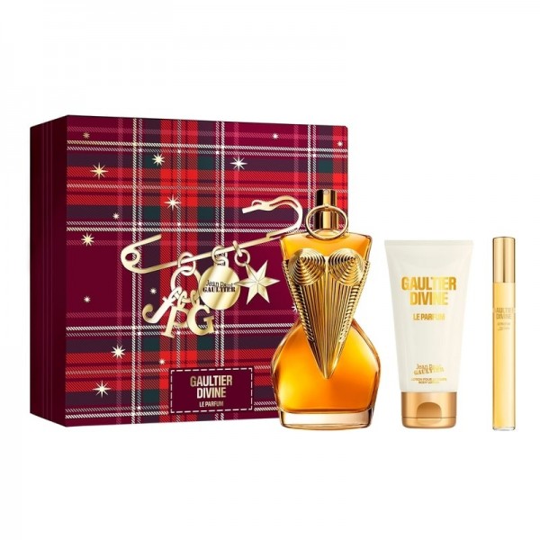 Jean Paul Gaultier Divine Le Parfum 100ml Edp + Mini 10ml Edp Spray + Bodylotion 75ml Geschenkset Jean Paul Gaultier Divine Le Parfum 100ml Edp + Mini 10ml Edp Spray + Bodylotion 75ml Geschenkset