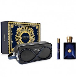 Versace Dylan Blue 100ml Edt + 10ml Edt Spray + Pouch Geschenkset