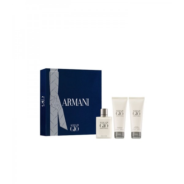 Armani Acqua Di Gio 50ml Edt + Showergel + Aftershave Geschenkset