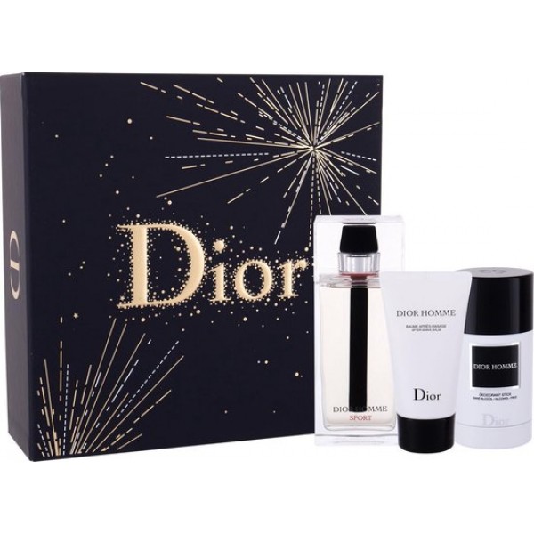 Christian Dior Homme Sport 125ml Edt + Deostick + Aftershavebalm Geschenkset